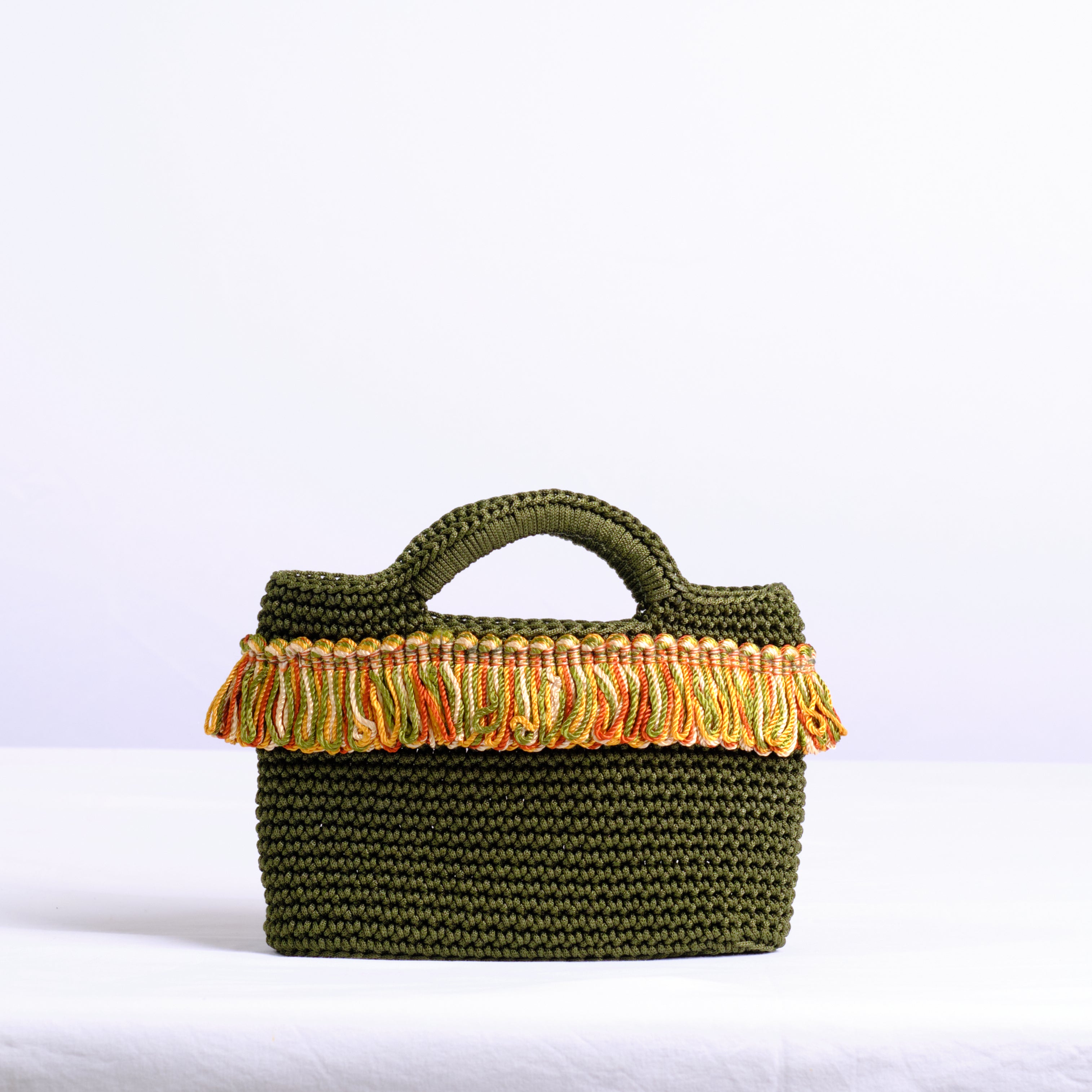 Mini Enrica Verde Frange